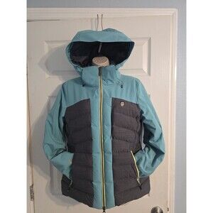 Women's Down Puffer 600 Jacket Orage Snow Ski Retro Waterproof Y2k Bells&whistle